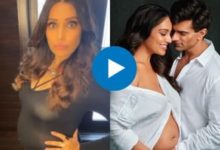 Photo of Bipasha Basu flaunts ‘baby bump’, husband Karan Singh Grover made this strange comment after watching the video