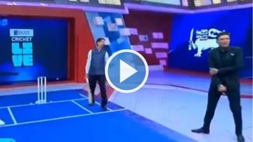 Indian cricketer broke his partner's hand with the bat, incident happened on TV show, VIDEO