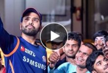 Photo of Rohit Sharma caught among thousands of fans, caught his head, watch video
