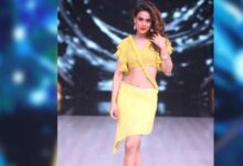 Photo of Nia Sharma takes full care of fashion with dance, blown everyone’s senses in yellow crop top and skirt