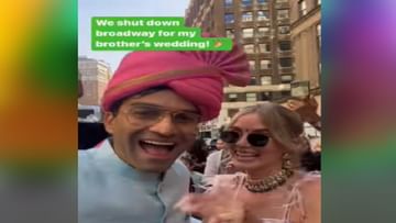 Photo of ‘Band-Baaja-Barat’ in America, people were seen dancing like this on Indian songs;  WATCH VIDEO
