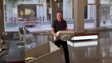 Photo of Elon Musk entered the Twitter office with a sink in his hand, said – let that sink in!