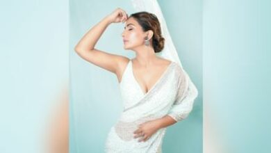 Photo of Hina Khan shared photos wearing a sari, fans were blown away by her style