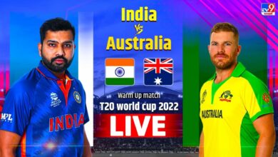 Photo of India Vs Australia, Warm-up match, T20 Live Score: Rahul’s stormy half-century