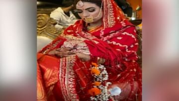 Photo of The bride fell asleep in the wedding pavilion itself, started taking a nap like this;  video viral