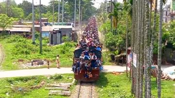 Photo of Train packed with passengers… have you ever seen such a sight?  video is going viral