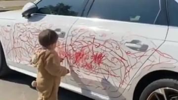 VIDEO: The child has trashed the car, seeing this funny act, you will be  left laughing! | India Rag