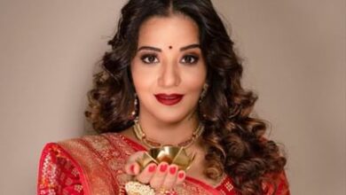 Photo of Monalisa wreaked havoc in a red sari, fans said – you are a fairy…