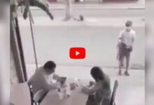 Photo of The person sitting in the restaurant who was chased away by abusing, he saved his life;  View VIDEO