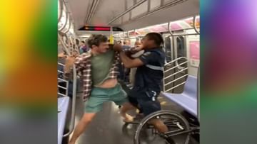 Photo of There was a ruckus in the metro, there was a fierce fight between two people;  video viral