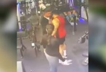 Photo of Two people clashed in the gym on a small matter, a lot of punches went;  watch video