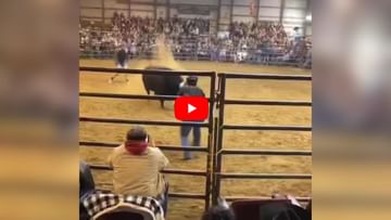 Photo of An angry bull tossed a man in the air and fell straight on top of the audience – VIDEO