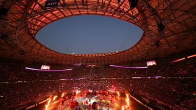 Like the beginning of the FIFA World Cup 2022, its end was also the same.  Before the title match between France and Argentina, the closing ceremony was held with a colorful program decorated with stars.  The charm of Bollywood was also seen in this ceremony.  (Getty Images)