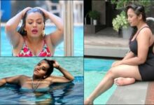 Photo of From Monalisa to Rani Chatterjee, these Bhojpuri actresses wreak havoc in pool look, see photos
