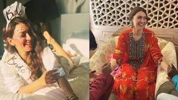 Photo of Hansika Motwani got her husband’s name mehndi done in her hands, a grand function took place in Jaipur