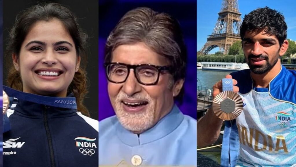 KBC 16: Olympians Manu Bhaker & Aman Saharawat to Join Amitabh Bachchan