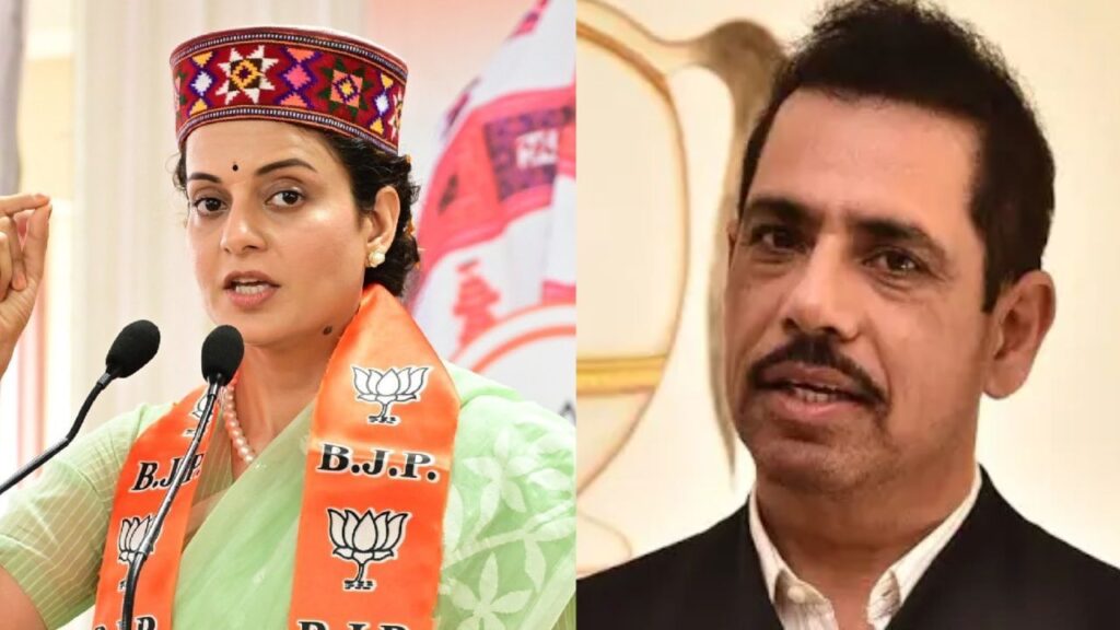 Robert Vadra Targets Kangana Ranaut: Not Fit for Parliament