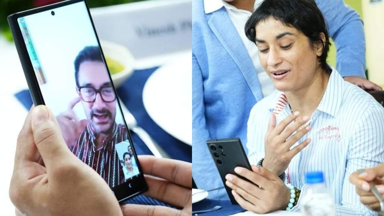 Aamir Khan Chats with Olympian Vinesh Phogat About Dangal 2 on Video Call