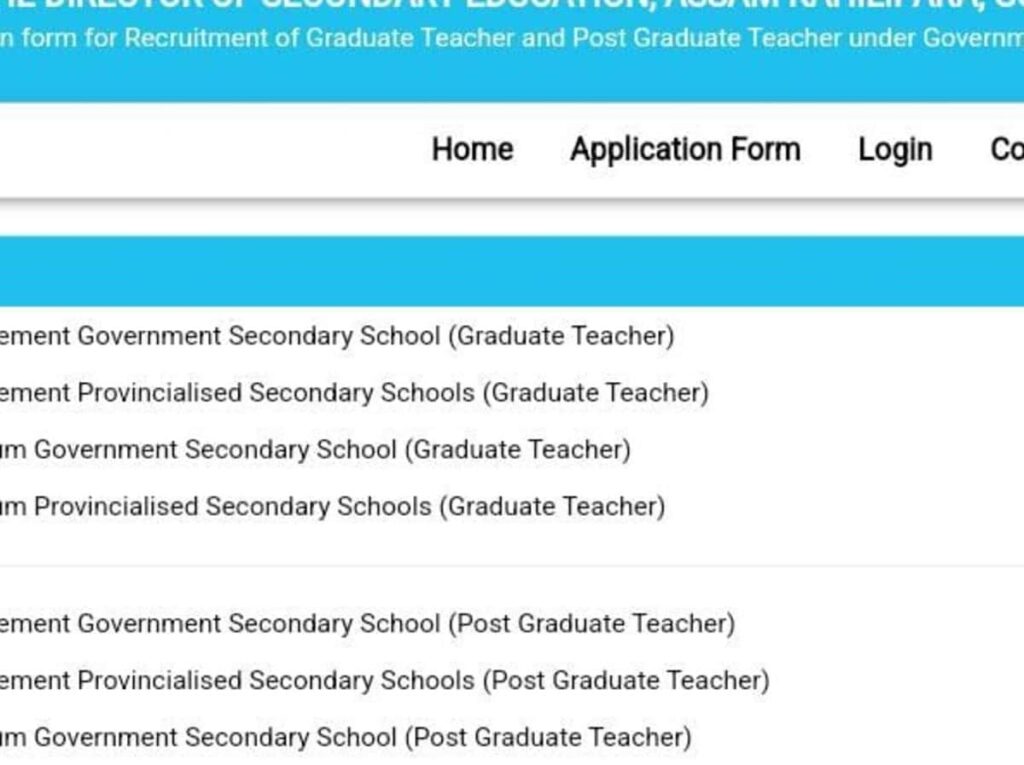 Assam Teacher Recruitment 2024: 9,389 TGT-PGT Positions Open - Get All the Details!