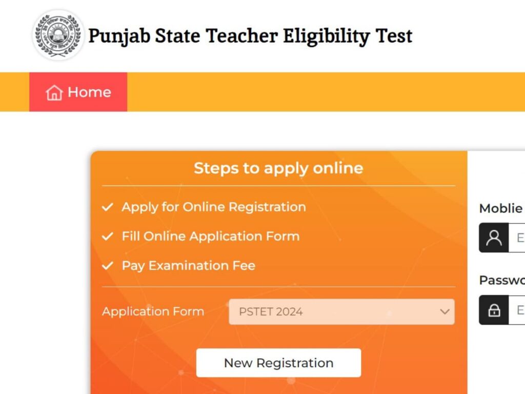 Punjab TET 2024 Registration Now Open at pstet.pseb.ac.in – Apply in Easy Steps!