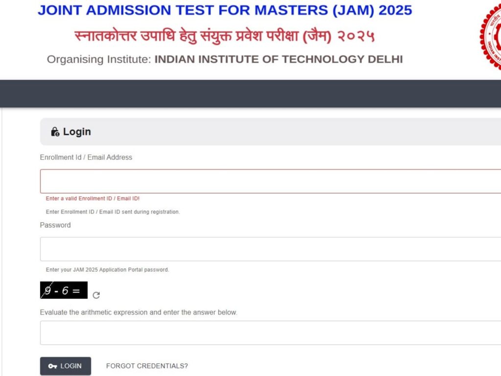 IIT JAM 2025 Admit Card Now Available: Download from jam2025.iitd.ac.in