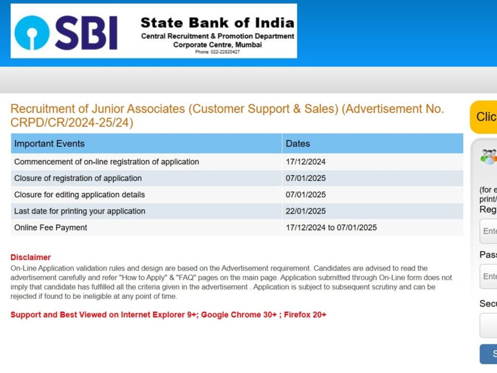 Last Chance to Apply for 13,735 SBI Clerk Positions – Deadline Tomorrow!