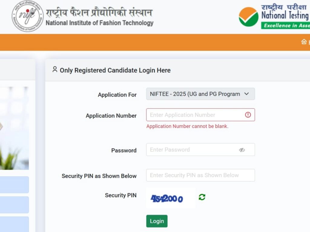 NIFT 2025 Registration: Apply Now for Entrance Exam - Deadline Tomorrow!