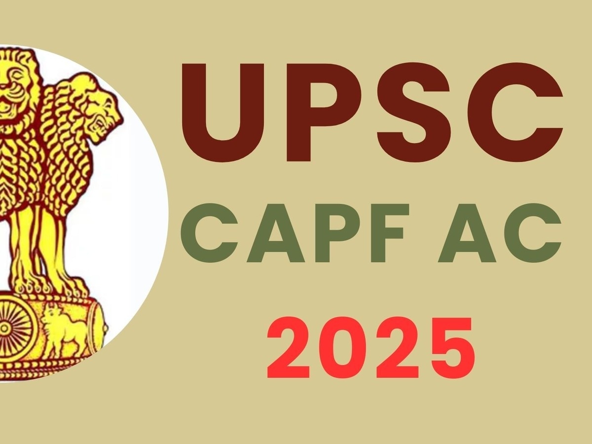 Apply Now for UPSC CAPF AC Recruitment 2025 - Last Day Tomorrow!