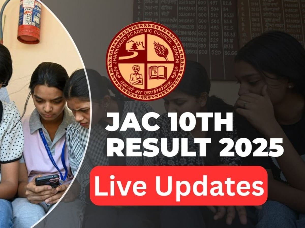 JAC Jharkhand 10th Result 2025 Live: Matric Results Released Today on jacresults.com