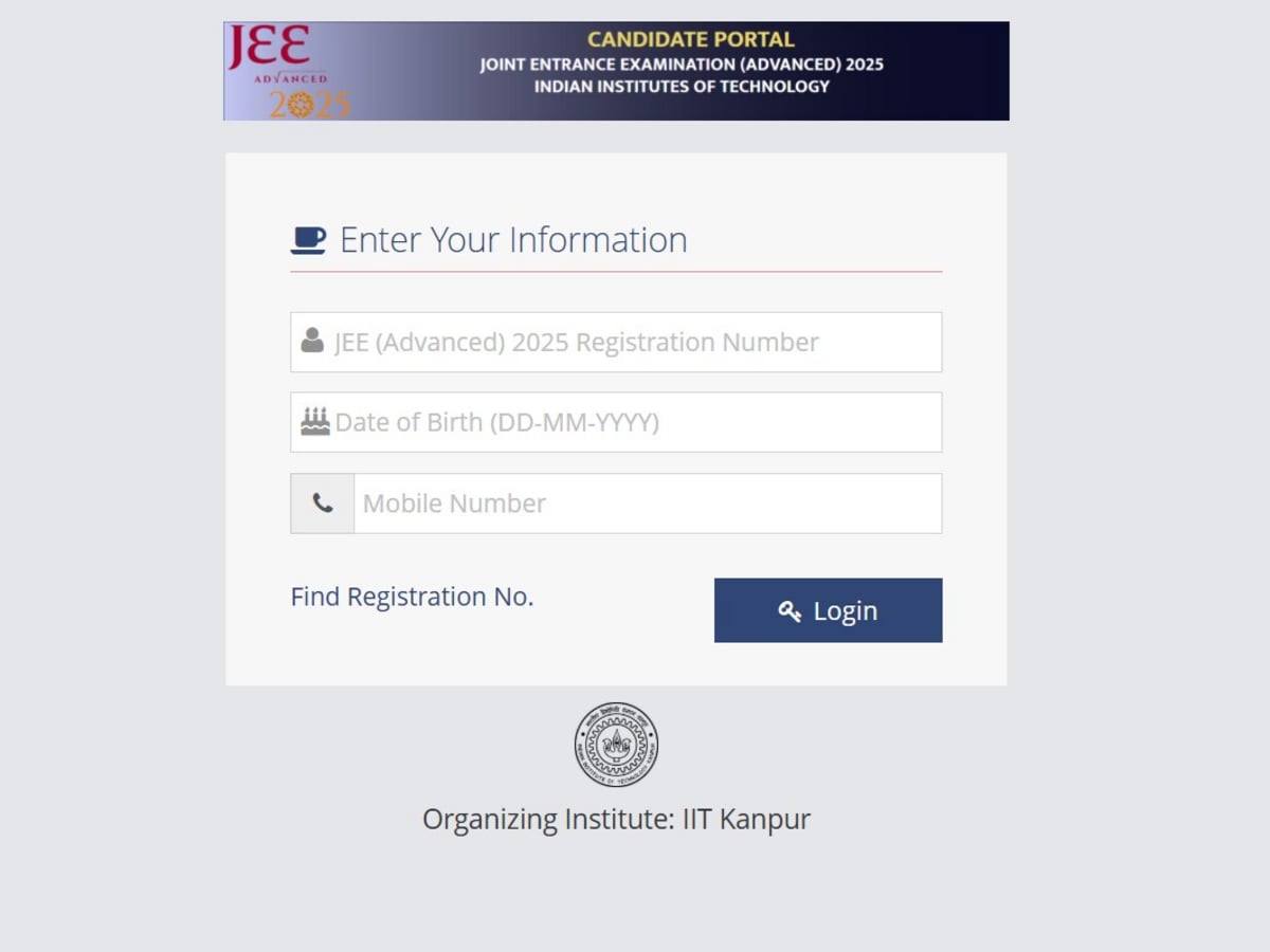 JEE Advanced 2025 Answer Key: Objection Window Now Open at jeeadv.ac.in