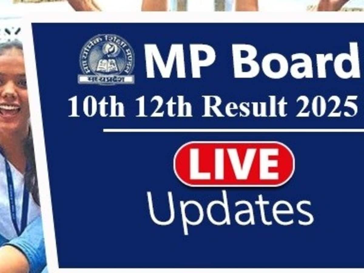 MP Board Result 2025 Live: Check 10th & 12th Results on mpresults.nic.in