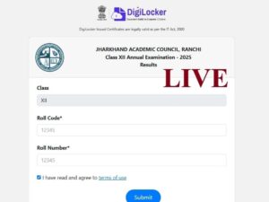 JAC 12th Arts Result 2025 Live: Check Your Marks on jacresults.com